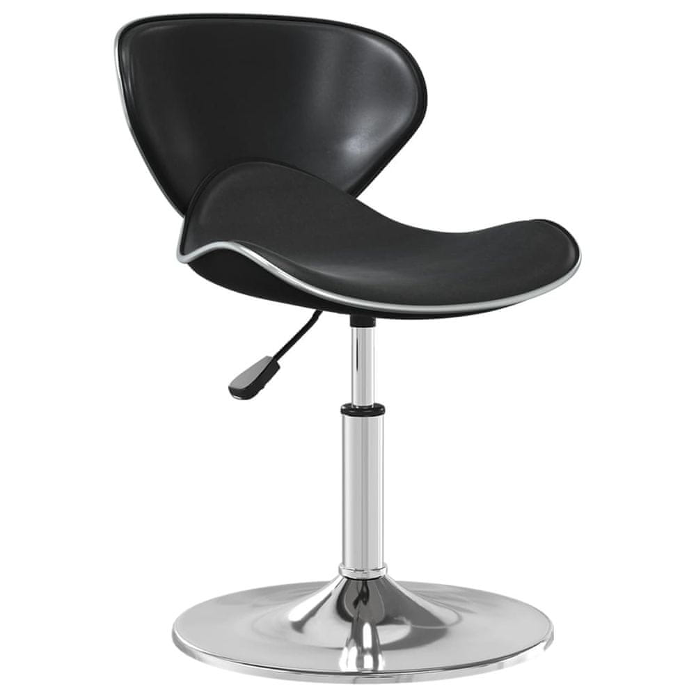 Vidaxl Barová stolička čierna umelá koža